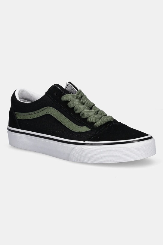 Tenisky Vans Old Skool semišová koža čierna VN000D7ZYJ71
