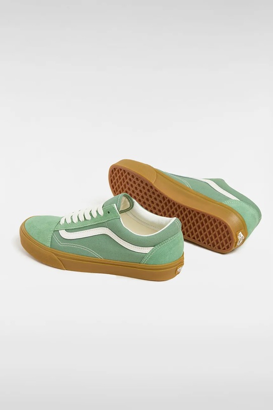 Vans scarpe da ginnastica Old Skool verde VN000D9Y17P1