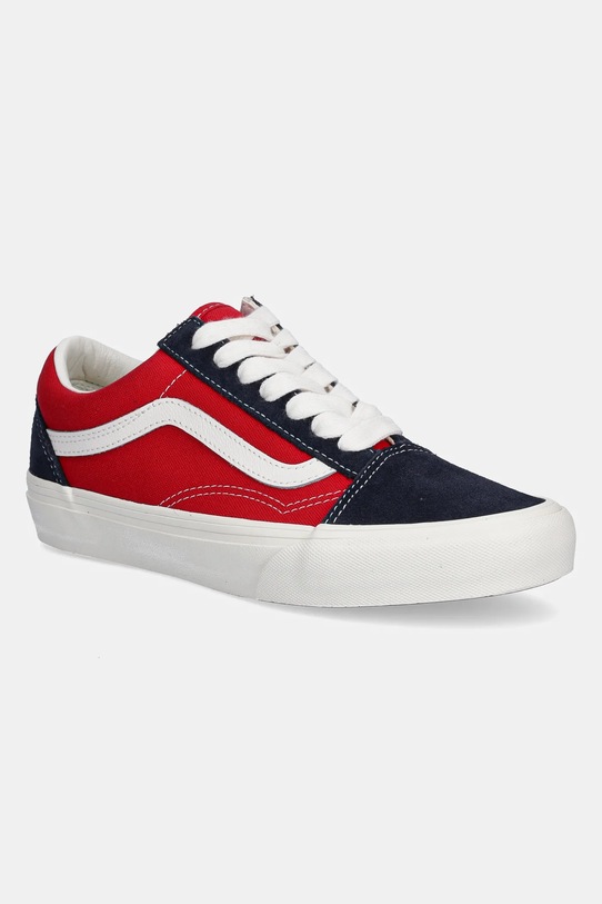 Vans tenisówki Old Skool skóra zamszowa czerwony VN000D9YY9T1