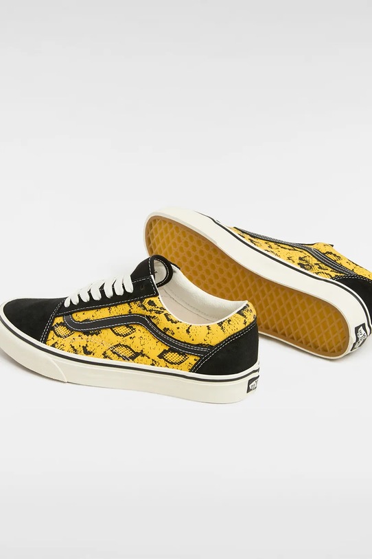 Δερμάτινα ελαφριά παπούτσια Vans Old Skool κίτρινο VN000DB3Y231