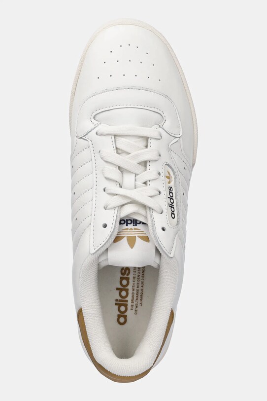 Кожаные кроссовки adidas Originals Powerphase белый JR0938