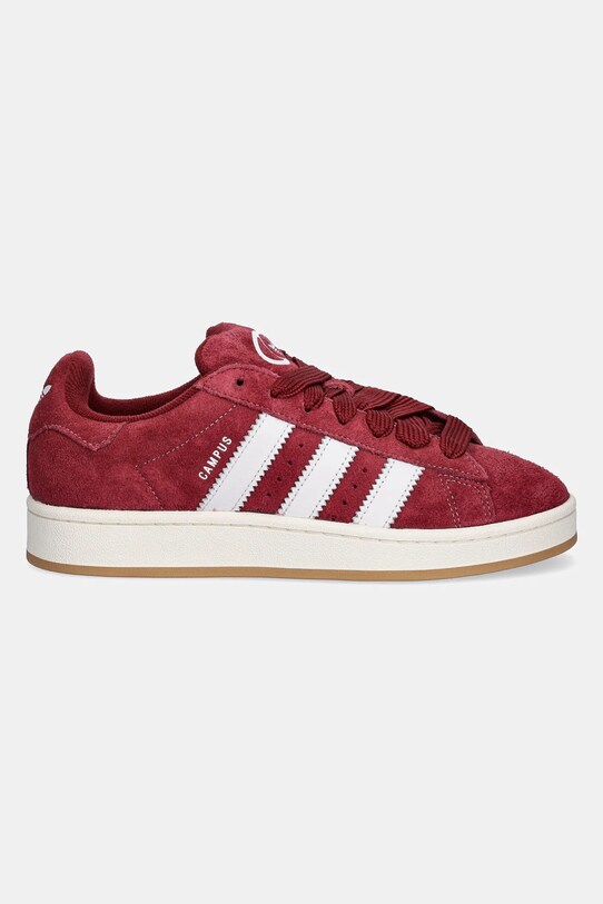 adidas Originals sneakers din piele întoarsă Campus 00S JQ8349 burgundia AW25
