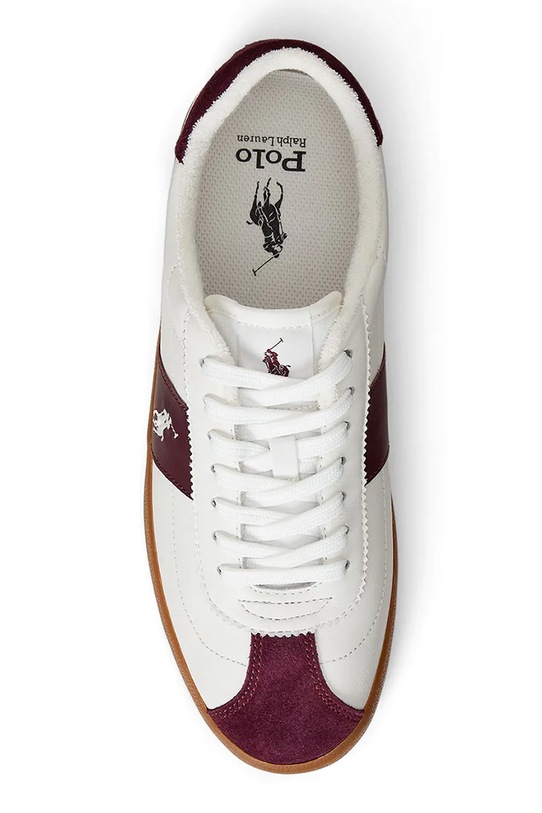 Δερμάτινα αθλητικά παπούτσια Polo Ralph Lauren Court Vlc Pp 816974111001.101 λευκό