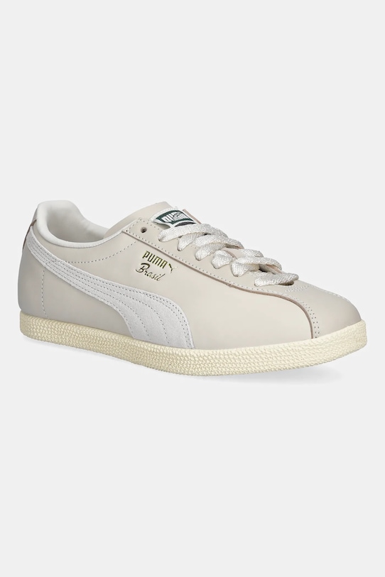 Puma sneakersy skórzane Brasil Terrace Views skóra zamszowa beżowy 403167