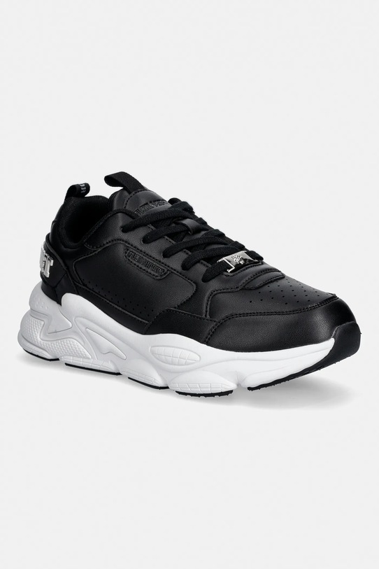 Αθλητικά PLEIN SPORT Ghost X απομίμηση λείου δέρματος μαύρο USC0855.SLE004N.02