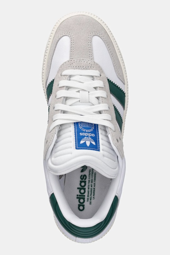 Usnjene superge adidas Originals Samba XLG bela JR0934