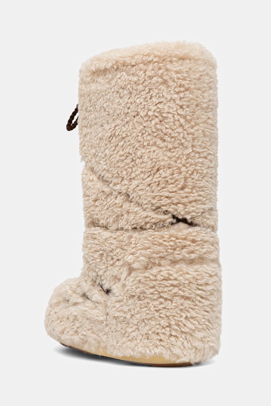 Obuwie Moon Boot śniegowce MB ICON CURLY EXTRA 80D1403070.L007 beżowy