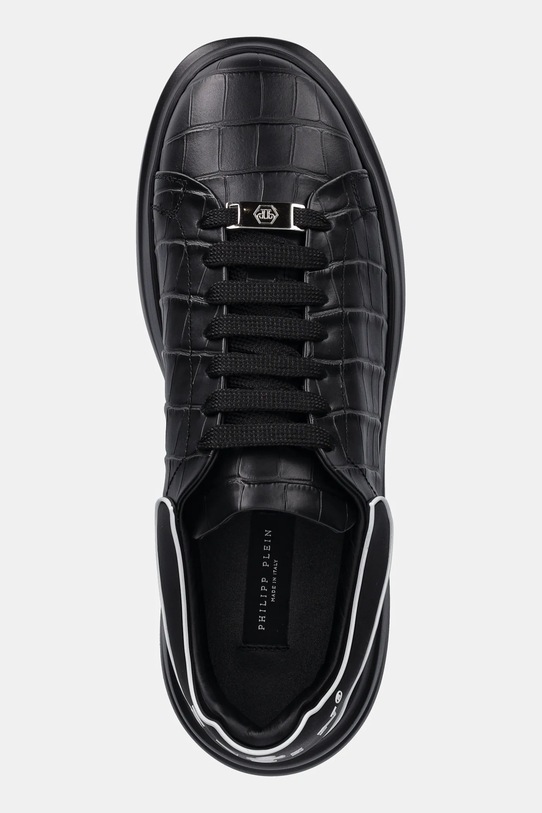 Philipp Plein sneakersy skórzane Megastar czarny USC0771.PLE005.0202