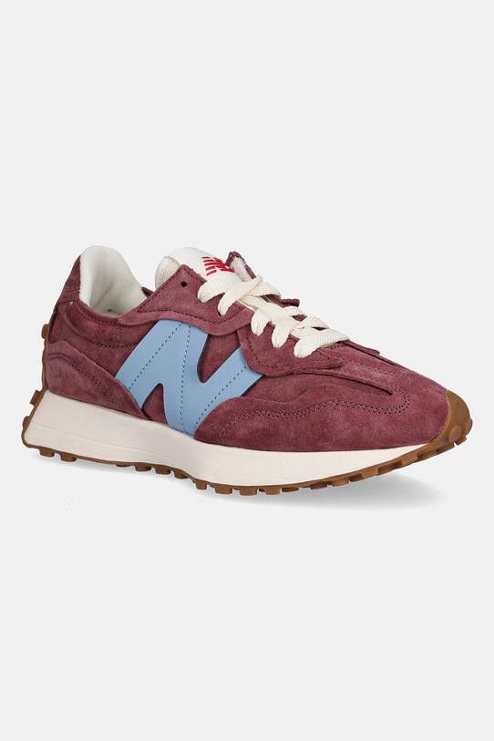 New Balance sneakersy zamszowe 327 niska bordowy U327WSA