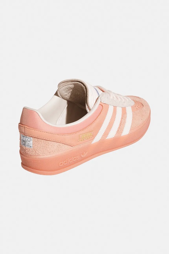 Obuwie adidas Originals sneakersy skórzane x Bad Bunny Gazelle Indoor JS5052 różowy