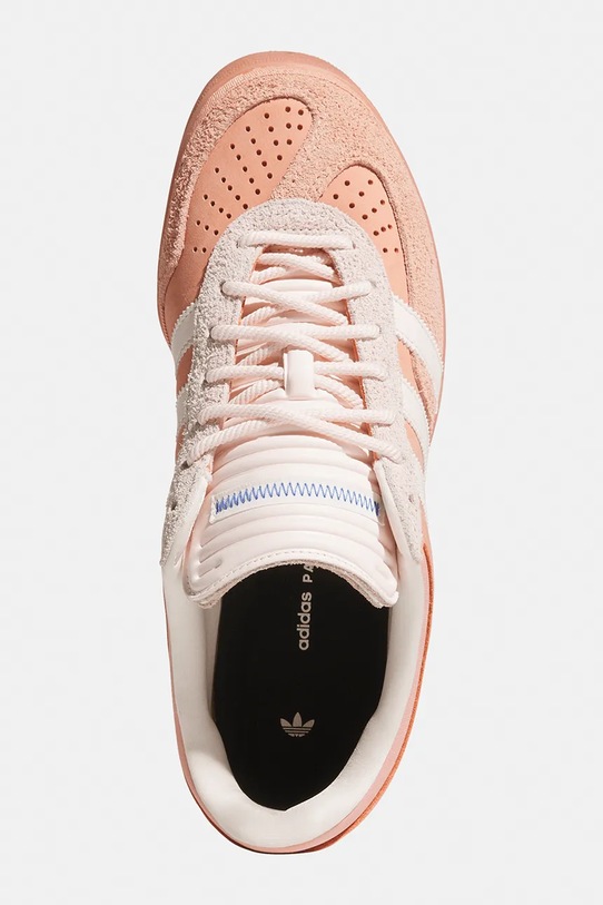 adidas Originals sneakersy skórzane x Bad Bunny Gazelle Indoor JS5052 różowy
