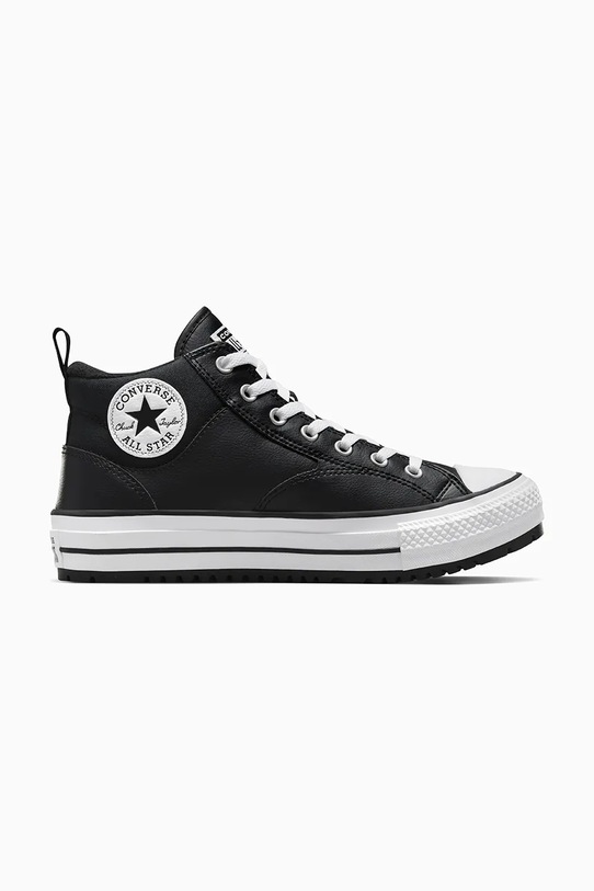 Converse sneakersy Chuck Taylor All Star Malden Street Boot imitacja skóry licowej czarny A04477C