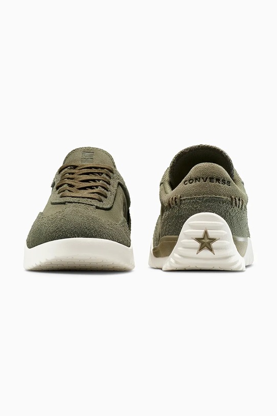 Obuwie Converse sneakersy zamszowe Run Star Trainer A13057C zielony