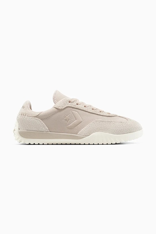 Σουέτ αθλητικά παπούτσια Converse Run Star Trainer φλατ μπεζ A13058C