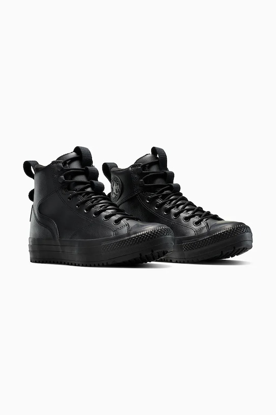 Kožené tenisky Converse Chuck Taylor All Star Hiker Boot Water Repellent A13234C čierna AW25