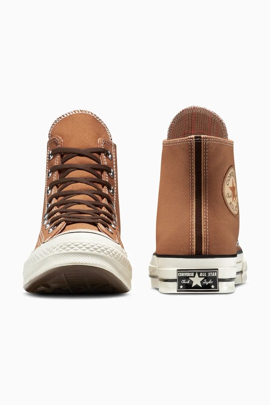 Παπούτσια Πάνινα παπούτσια Converse Chuck 70 A13291C καφέ