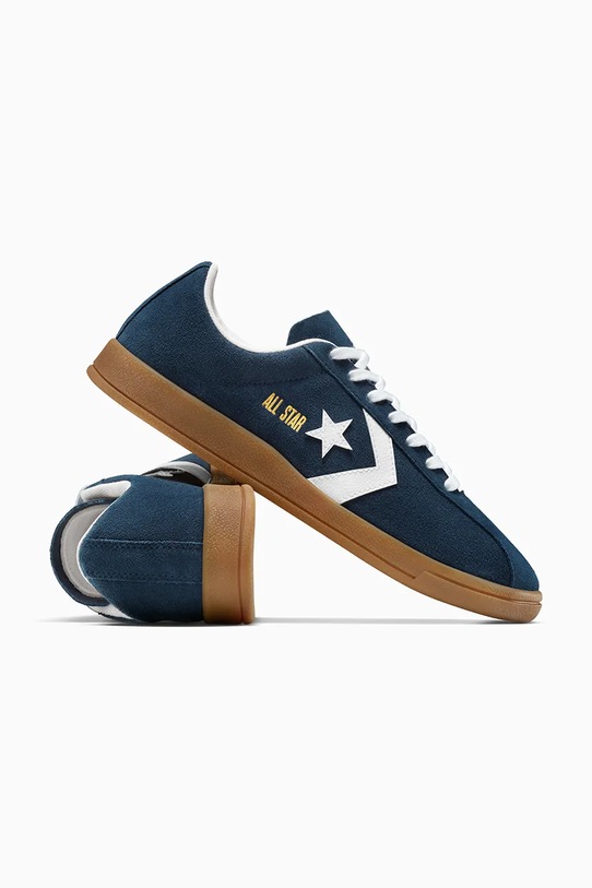 Велурени маратонки Converse All Star Classic Trainer тъмносин A15622C