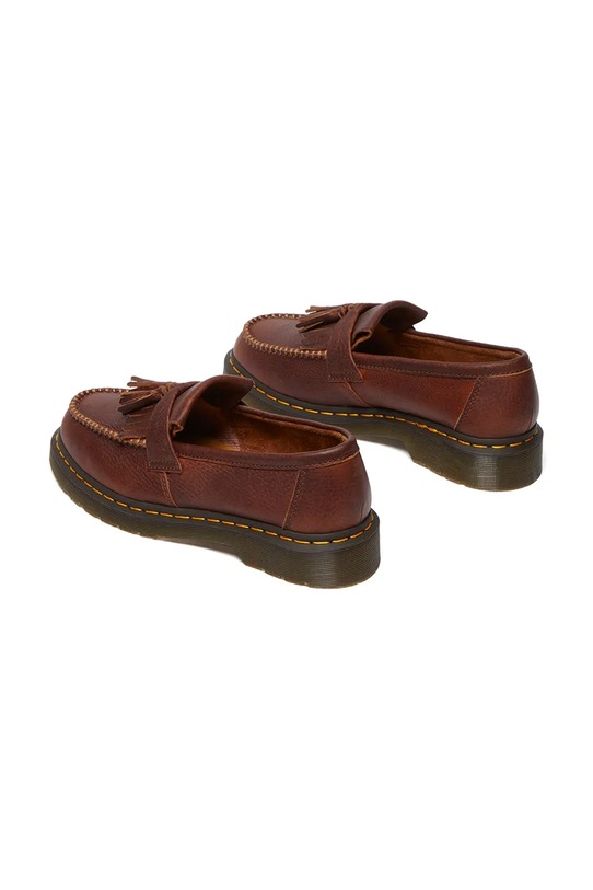 Obuwie Dr. Martens mokasyny skórzane Adrian YS Tassel Loafer DM31995253 pomarańczowy