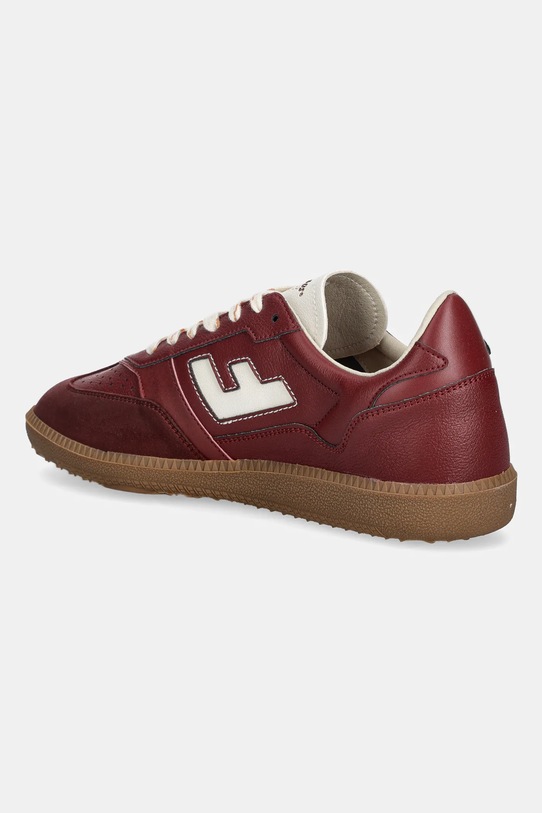 Obuwie Flamingos sneakersy Burela Slim BSCHECAN bordowy