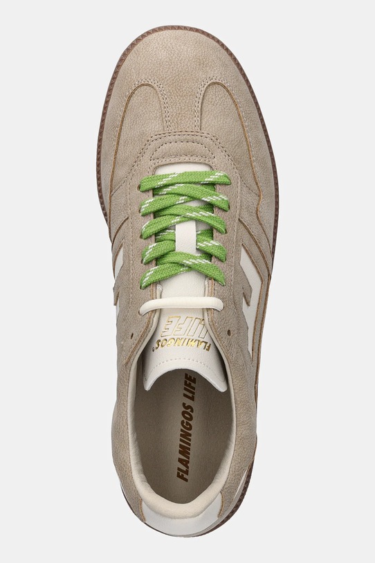 Flamingos sneakersy Burela Slim beżowy BSNOBSTO