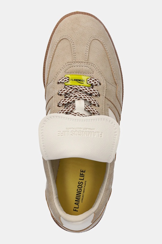 Flamingos sneakers Burela Slim Player beige BSPLASUETAU