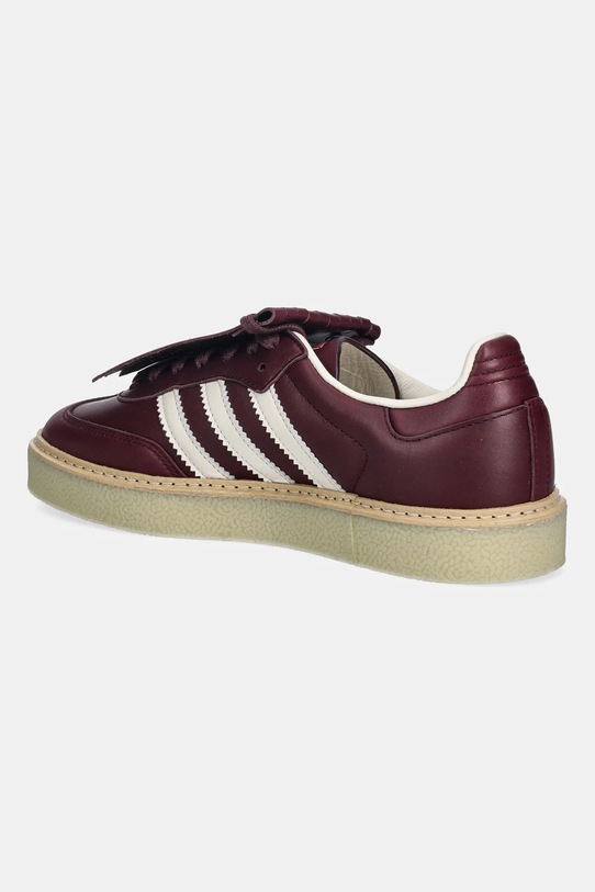 Obuwie adidas Originals sneakersy skórzane Samba Lux JR0903 bordowy