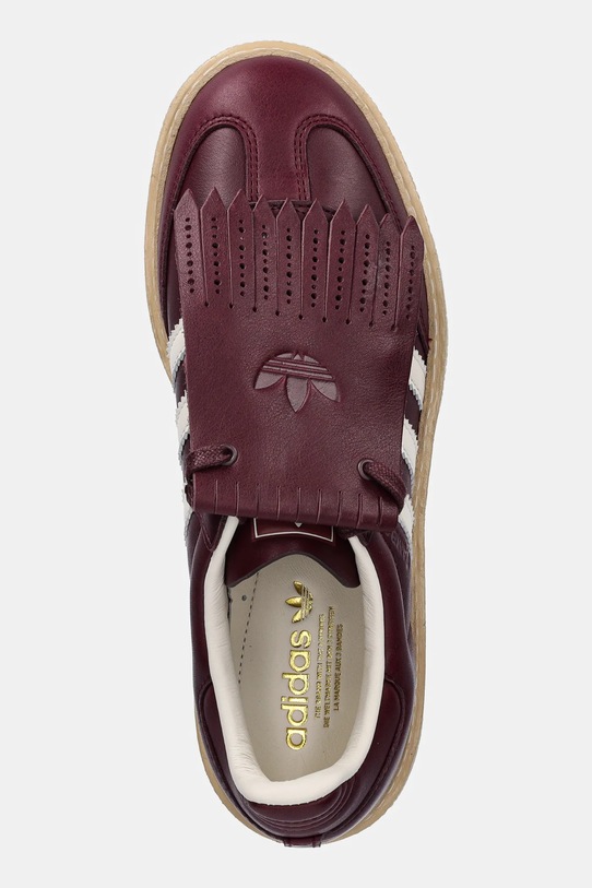 adidas Originals sneakersy skórzane Samba Lux bordowy JR0903