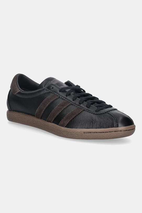 Kožené tenisky adidas Originals Tobacco usňová koža čierna JS1364