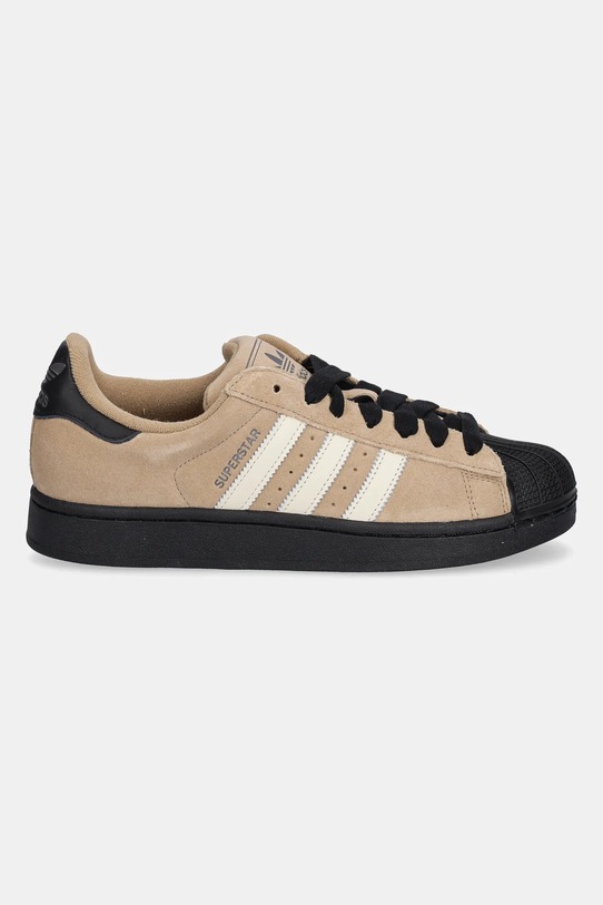 adidas Originals sneakersy zamszowe Superstar II JQ3221 zielony AW25