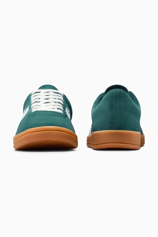 Obuwie Converse sneakersy skórzane All Star Classic Trainer A16433C zielony