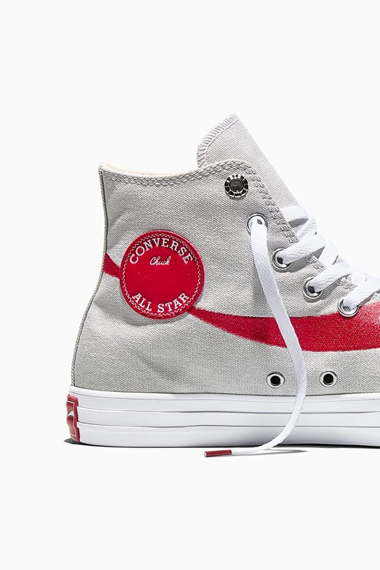 Πάνινα παπούτσια Converse Converse x Coca-Cola Chuck Taylor All Star γκρί A18436C