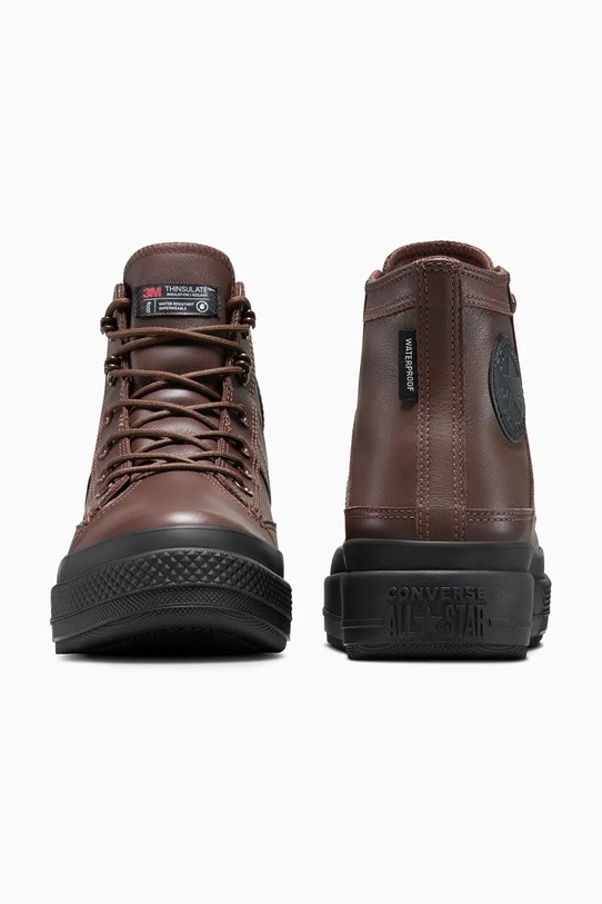 Παπούτσια Δερμάτινα ελαφριά παπούτσια Converse CTAS EQUIP WP BOOT A14615C καφέ