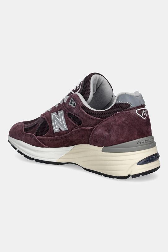 Obuwie New Balance sneakersy Made in UK U991AU2 U991AU2 bordowy