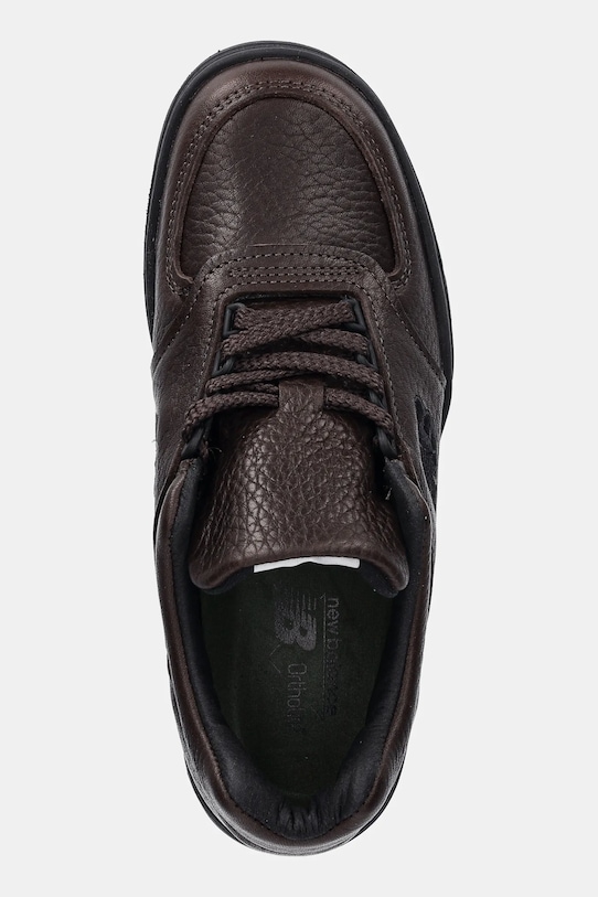 Kožené tenisky New Balance Made in UK UADWDBL hnědá UADWDBL