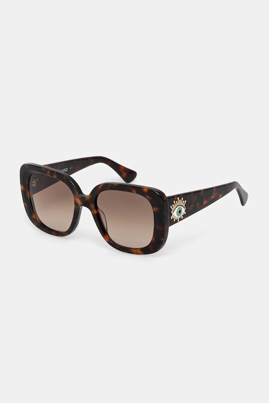 Kurt Geiger London okulary przeciwsłoneczne Evil Eye 4738932679 brązowy AW25
