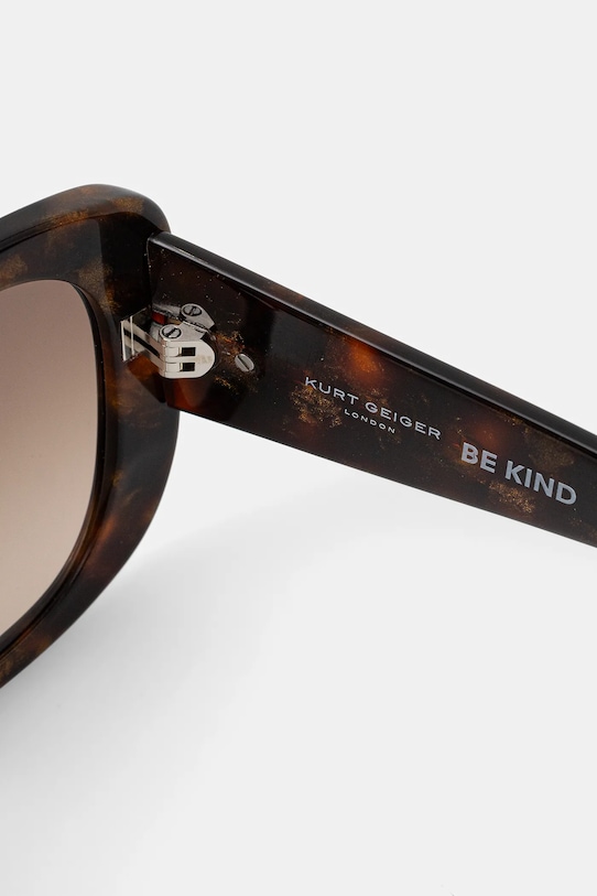 Kurt Geiger London okulary przeciwsłoneczne Evil Eye brązowy 4738932679