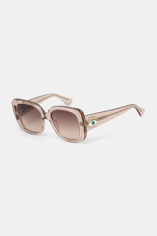 Sluneční brýle Kurt Geiger London Evil Eye geometrické hnědá 4738939679