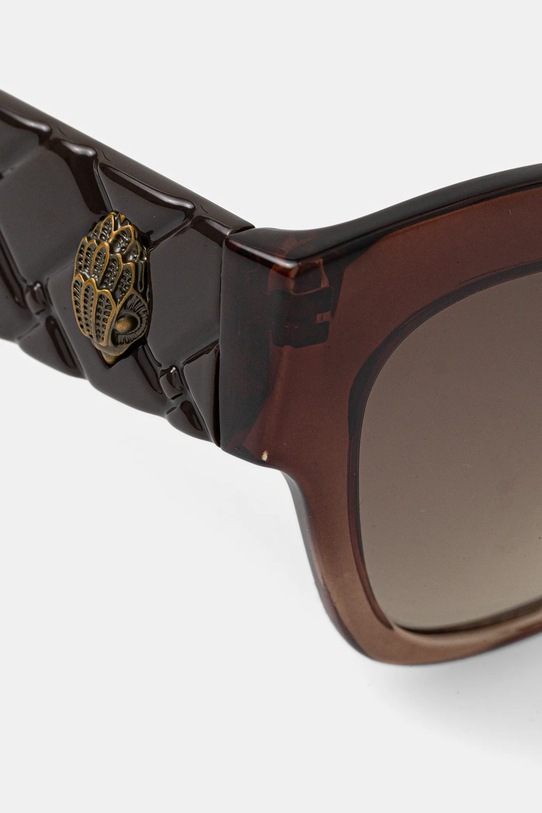 Kurt Geiger London okulary przeciwsłoneczne KENSINGTON brązowy 4739530679