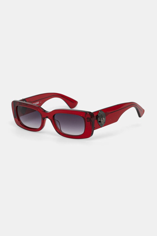 Kurt Geiger London okulary przeciwsłoneczne SHOREDITCH prostokątne czerwony 2798150679
