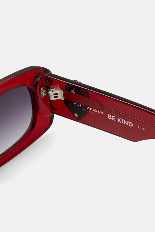 Akcesoria Kurt Geiger London okulary przeciwsłoneczne SHOREDITCH 2798150679 czerwony
