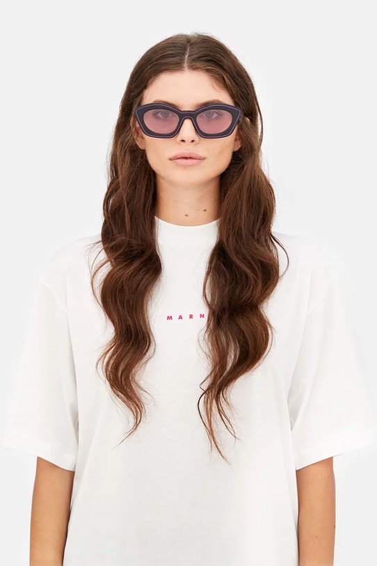 Marni okulary przeciwsłoneczne Kea Island Royal 9C4.IJUL czarny