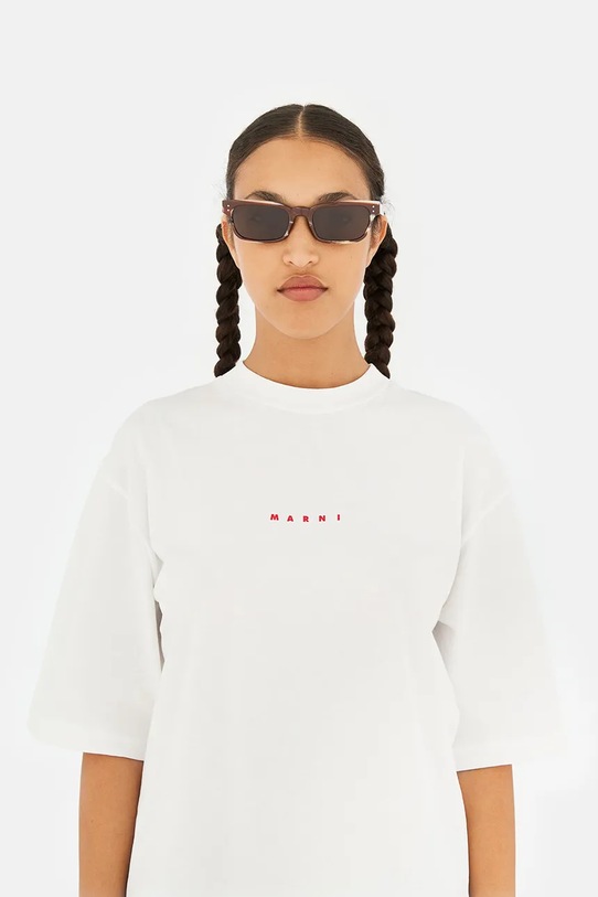 Marni okulary przeciwsłoneczne Floosa Chocolate A7C.I0YF brązowy