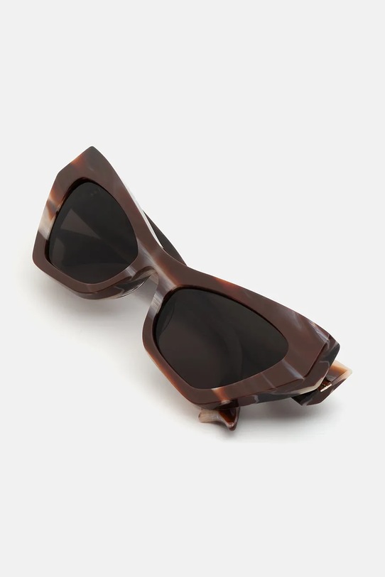 Marni okulary przeciwsłoneczne Zelaryth Chocolate TG2.IGWA czarny AW25