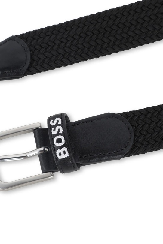Παιδική ζώνη BOSS J52632 μαύρο AW25