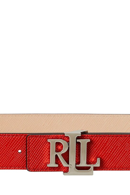 Kiegészítők Lauren Ralph Lauren bőr öv 412974558 narancssárga