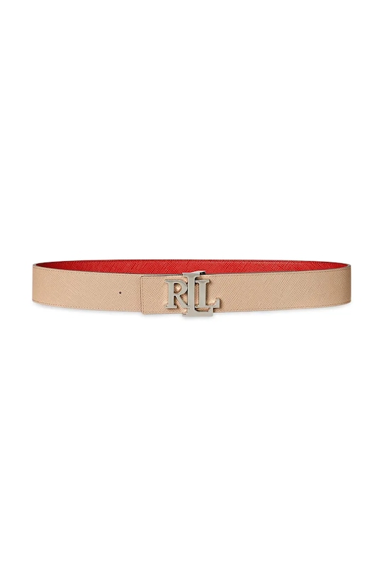 Lauren Ralph Lauren bőr öv 412974559 narancssárga AW25