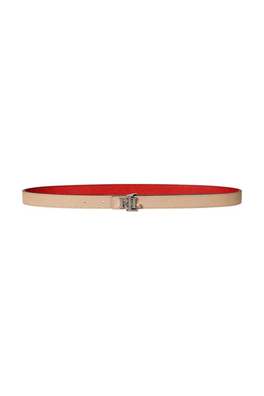 Lauren Ralph Lauren bőr öv 412974560 narancssárga AW25