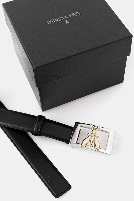 Accesorii Patrizia Pepe curea de piele 8W0054.L048 negru