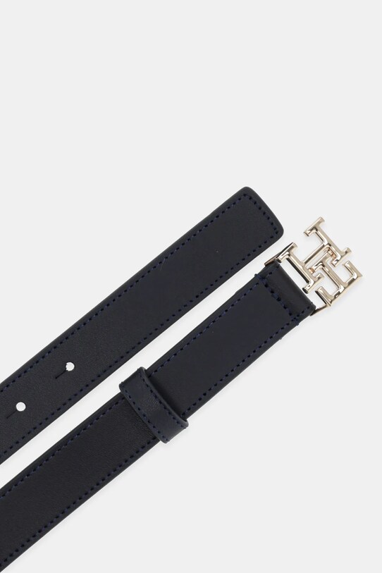Tommy Hilfiger pasek skórzany AW0AW17496 granatowy AW25