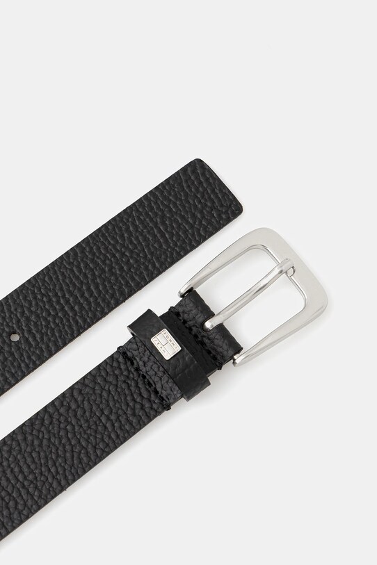 Tommy Jeans bőr öv AW0AW17586 fekete AW25